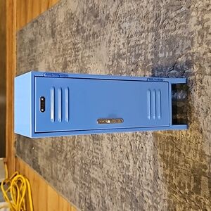 Blue metal locker